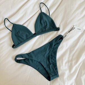 Jade swim Women's Deep Teal Bikini
